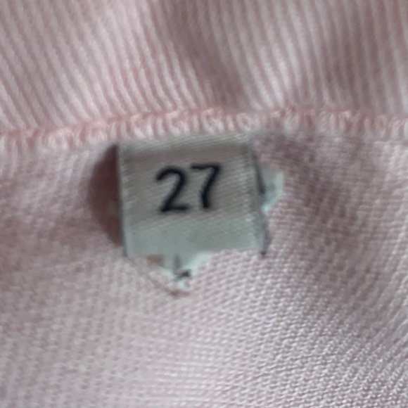 GUESS Women's Pink Tencel Cuffed Ankle Zip Leg Bowie Cargo Chino Pants Size 27 - Picture 4 of 10